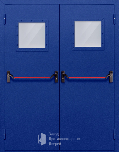 Фото двери «Двупольная со стеклом и антипаникой №53» в Коломне