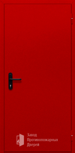 Фото двери «Однопольная глухая (красная)» в Коломне
