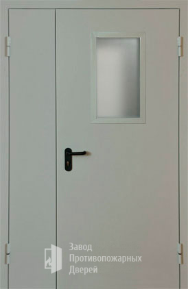 Фото двери «Полуторная со стеклом EI-30» в Коломне