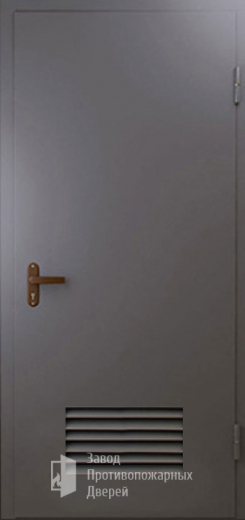 Фото двери «Техническая дверь №3 однопольная с вентиляционной решеткой» в Коломне