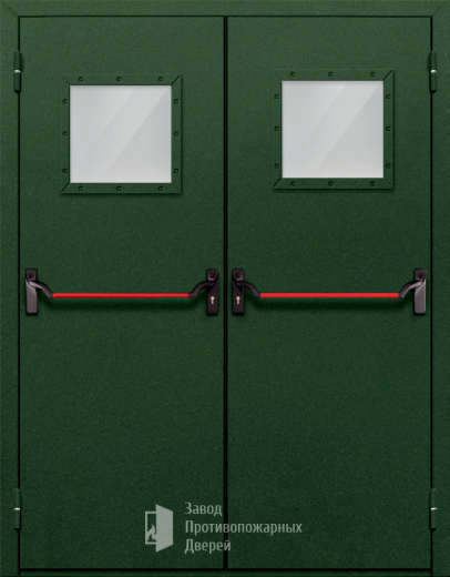 Фото двери «Двупольная со стеклом и антипаникой №59» в Коломне