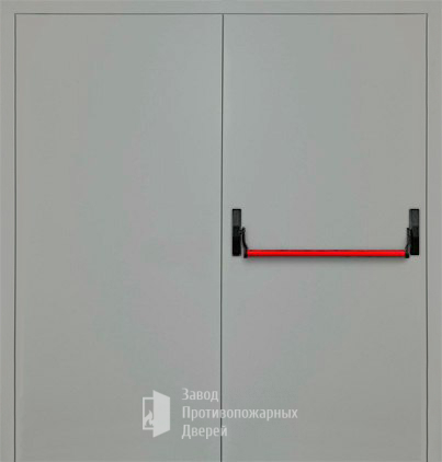 Фото двери «Двупольная глухая с антипаникой (2 створки) EI-30» в Коломне