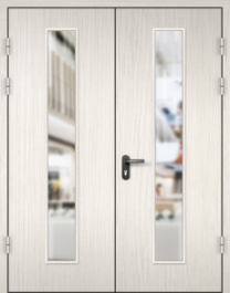 Фото двери «МДФ двупольная со стеклом №22» в Коломне
