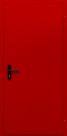 Фото двери «Однопольная глухая (красная)» в Коломне