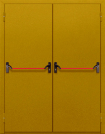 Фото двери «Двупольная глухая с антипаникой №15» в Коломне