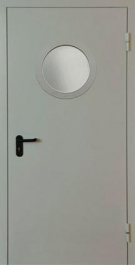 Фото двери «Однопольная с круглым стеклом EI-30» в Коломне
