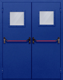 Фото двери «Двупольная со стеклом и антипаникой №53» в Коломне