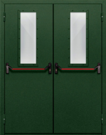 Фото двери «Двупольная со стеклом и антипаникой №69» в Коломне